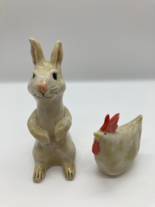 pottery-lapin,poulet